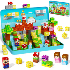 100-teiliges Magnetblock-Set Spielfiguren (2 cm) M-100