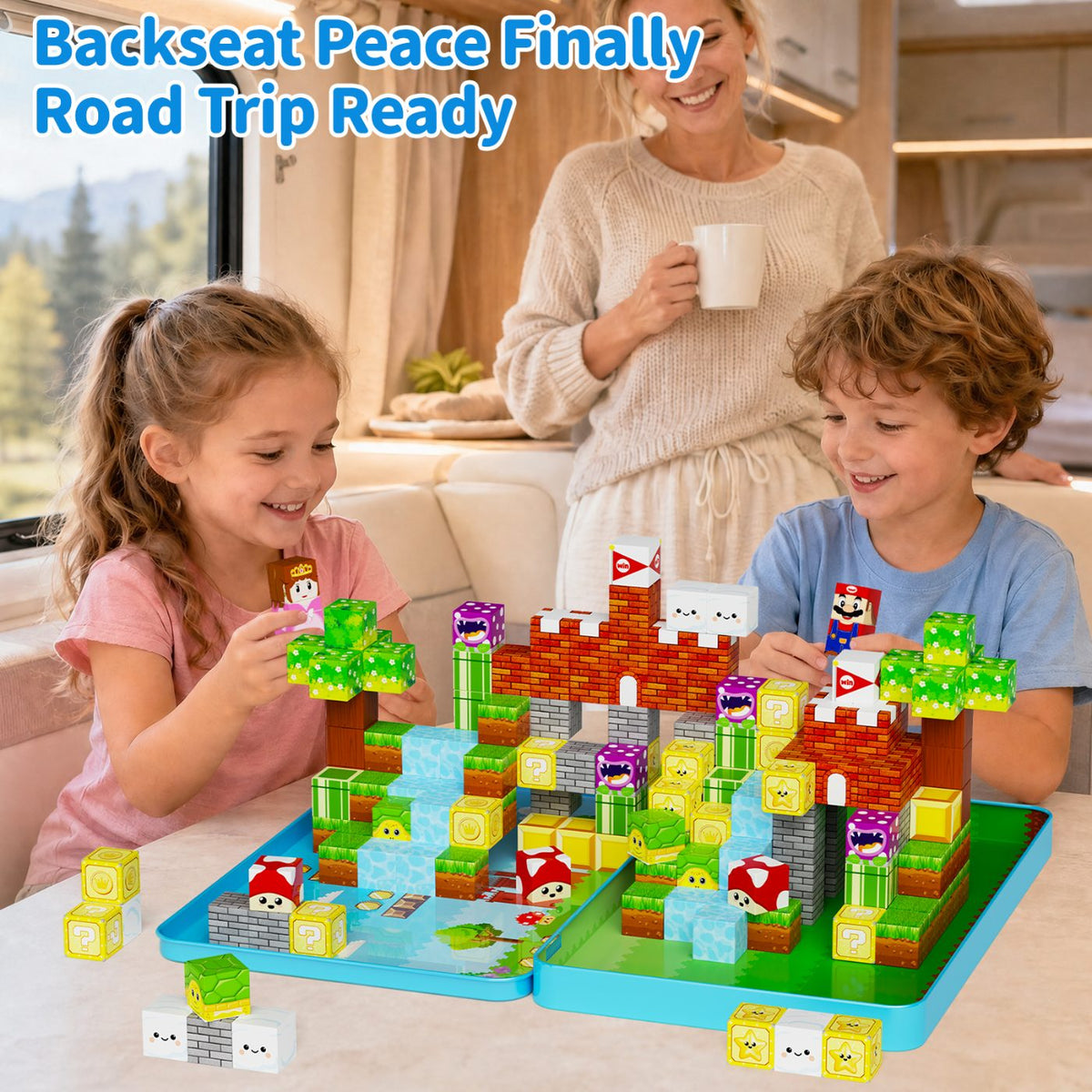 100-teiliges Magnetblock-Set Spielfiguren (2 cm) M-100