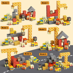 49-teiliges Magnetblock-Set Baustelle (1,875 cm) GC-049