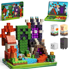 176-teiliges Magnetblock-Set Zauberwald-Schloss S4027 - Produktansicht 1