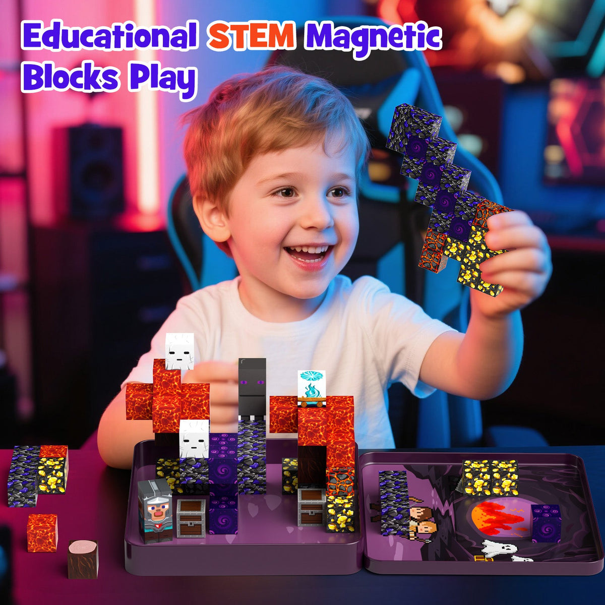 49-teiliges Magnetblock-Reiseset 4023