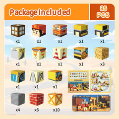 35-teiliges Magnetblock-Reiseset 4016