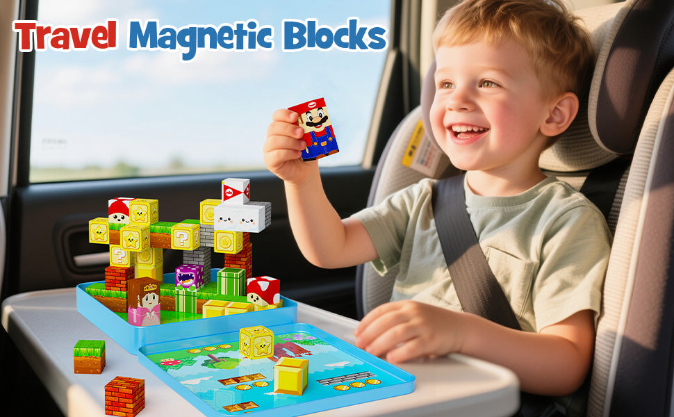 49PCS Game Character Magnetic Blocks (2cm) M-049 image 8