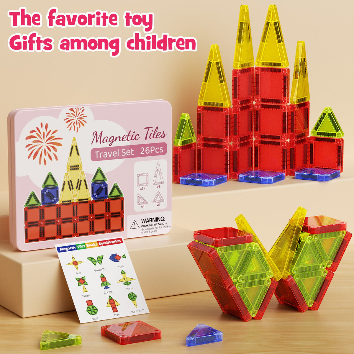 26PCS Magnetic Tiles S-1101P image 7