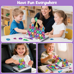 40PCS Magnetic Tiles Set S1100 image 2