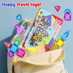 42PCS Glitter Candy Colors Magnetic Tiles Set S1110 image 7