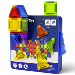 60PCS Gem Magnetic Tiles S1111 image 7