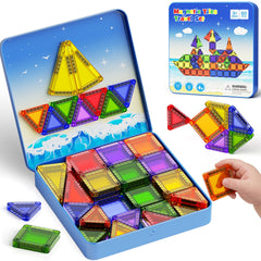 60PCS Classic Colors Magnetic Tiles Set S1113 image 2
