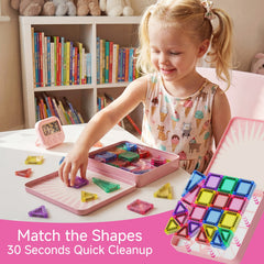 60PCS Candy Colors Magnetic Tiles Set S1115 image 2