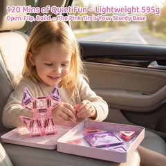42PCS Large + Small Princess Theme Magnetic Tiles Set S1133 image 4