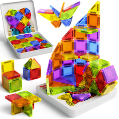 Burgkidz 60-teiliges Magnetplatten-Set in klassischen Farben S1112 - Bild 7