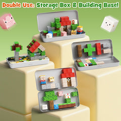 35-teiliges Magnetblock-Set Bauernhoftiere (2 cm) NC-035