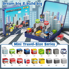 49-teiliges Magnetblock-Set Stadtverkehr (2 cm) CSJT-049