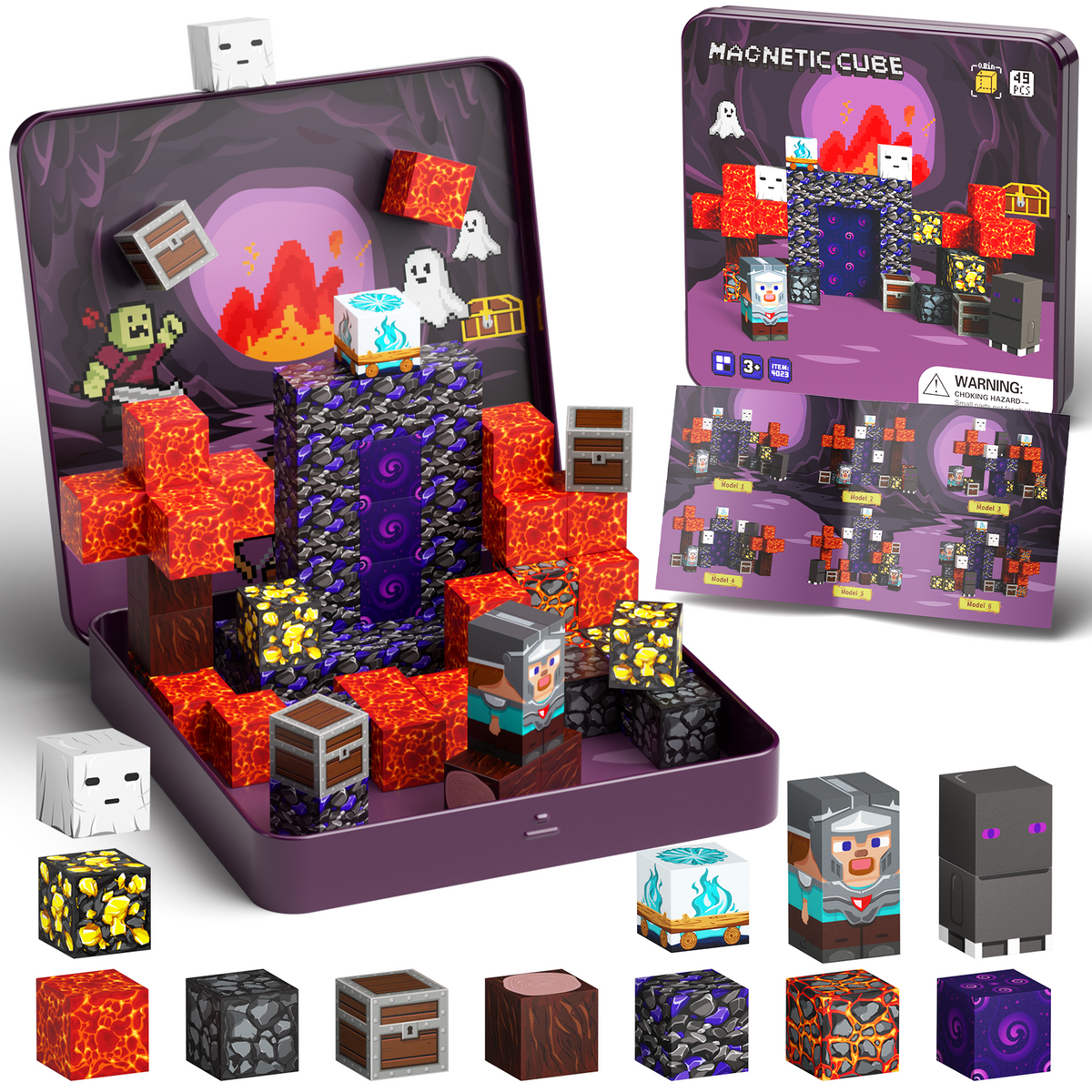 49-teiliges Magnetblock-Reiseset 4023