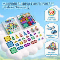 60-teiliges Magnetplatten-Reiseset S1140 - Produktansicht 7
