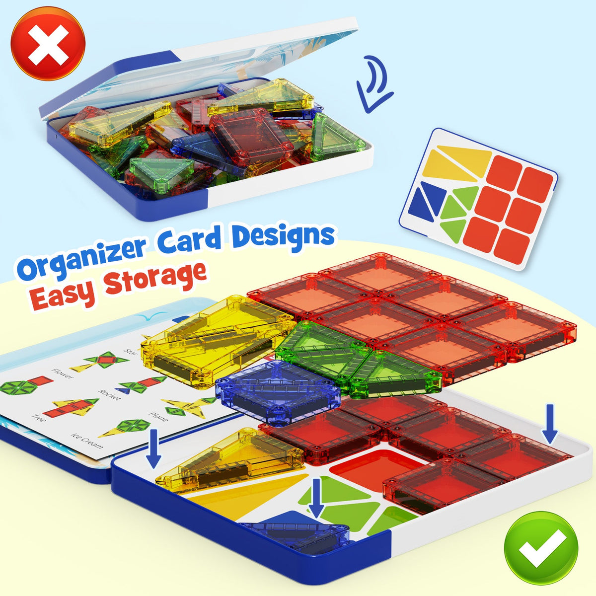 26PCS Magnetic Tiles S-1101B image 2