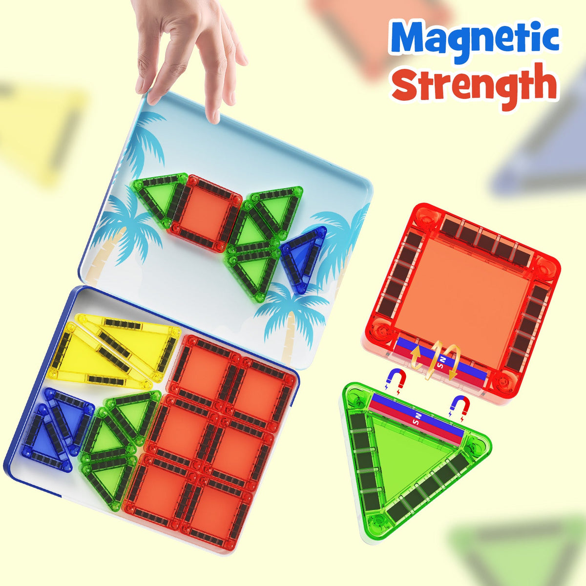 26PCS Magnetic Tiles S-1101B image 4