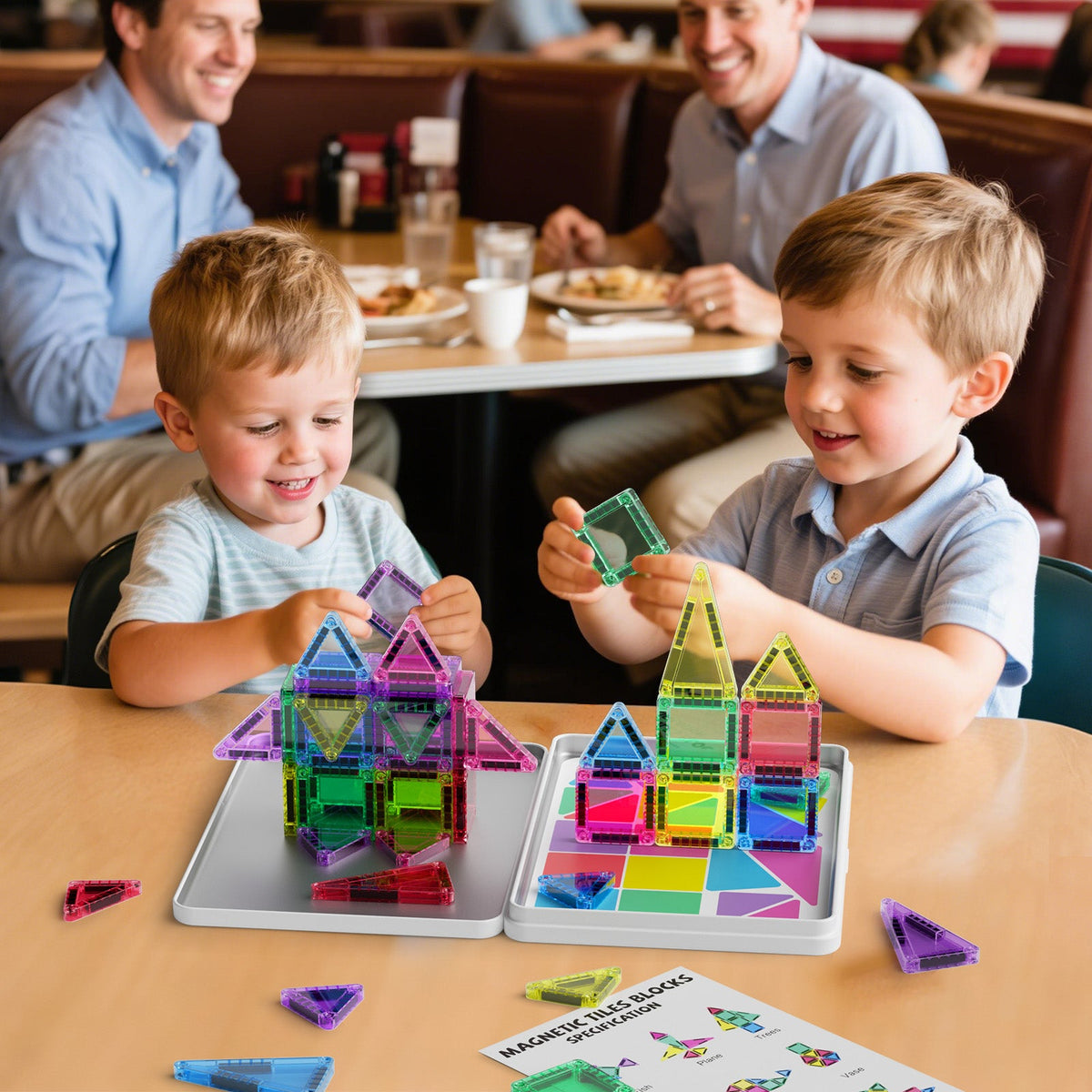 42PCS Magnetic Tiles Set S1099 image 6