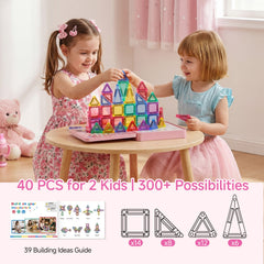 60PCS Candy Colors Magnetic Tiles Set S1115 image 6