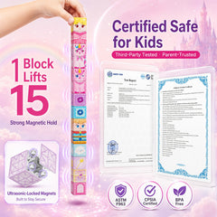 100-teiliges Magnetblock-Set Einhorn (2 cm) DJS-100