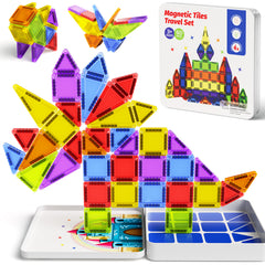 Burgkidz 60-teiliges Magnetplatten-Set in klassischen Farben S1112 - Bild 1
